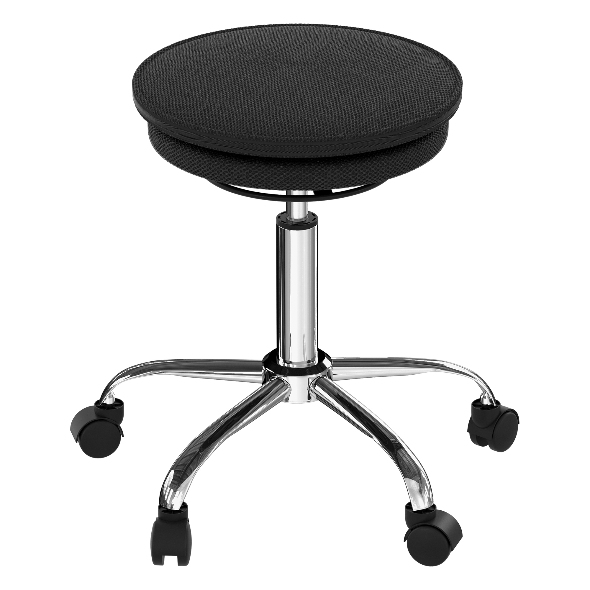Uncaged Ergonomics, Wobble Stool Air Adjustable Rolling Balance Stool, Included (qty.) 1 Model# WSA-b